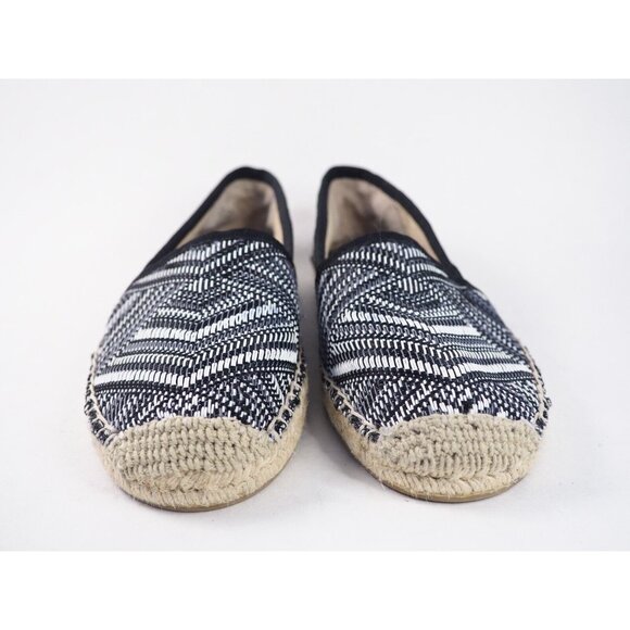 Sam Edelman Lynn 1 Black & White Geometric Espadrilles Flats, Size 6.5 (US) - Picture 2 of 10